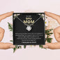 Gift For Mom From Son Or Daughter | "Thanks For Your Love"