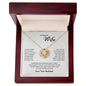 To My Wife Valentines Necklace | Wife Gift | Birthday Gift | Anniversary Gift