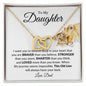 To My Daughter Necklace From Dad, You Are Braver Than You Believe