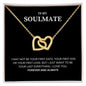 To My Soulmate | Wife Necklace | Gift For Fiancee | Girlfriend Gift