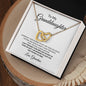 Granddaughter Necklace | Gift For Granddaughter | Interlocking Hearts