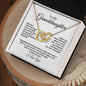 My Granddaughter | Daughter Gift | Interlocking Hearts Necklace