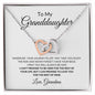 Granddaughter Necklace | Gift For Granddaughter | Interlocking Hearts
