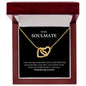 To My Soulmate | Wife Necklace | Gift For Fiancee | Girlfriend Gift
