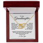 My Granddaughter | Daughter Gift | Interlocking Hearts Necklace