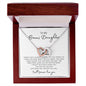 Bonus Daughter | Birthday Gift |I Interlocking Heart Necklace