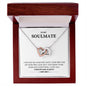 To My Soulmate | wife Necklace | Gift for Fiancee | Girlfriend Gift