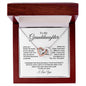 My Granddaughter | Daughter Gift | Interlocking Hearts Necklace