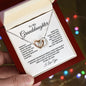 My Granddaughter | Daughter Gift | Interlocking Hearts Necklace