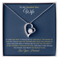 To My Smokin' Hot Wife Forever Love Necklace