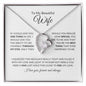 To My Beautiful Wife | Your Last Everything | Forever Love Necklace
