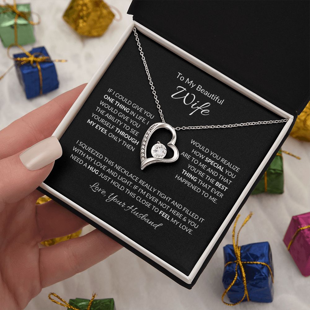 To My Beautiful Wife | Your Last Everything | Forever Love Necklace