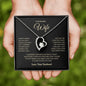 To My Beautiful Wife Necklace | Valentines Gift | Birthday Gift | Anniversary Gift | Wife Necklace