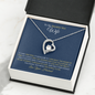 To My Smokin' Hot Wife Forever Love Necklace