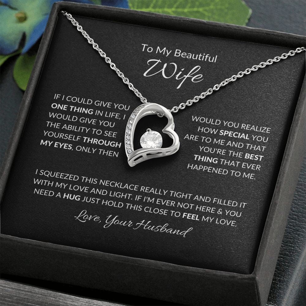 To My Beautiful Wife | Your Last Everything | Forever Love Necklace