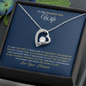 To My Smokin' Hot Wife Forever Love Necklace