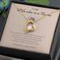 To My Wife Who Is a Nurse Forever Love Necklace.