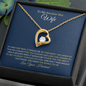 To My Smokin' Hot Wife Forever Love Necklace