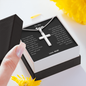 To My Son Cross Necklace