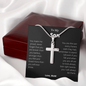 To My Son Cross Necklace