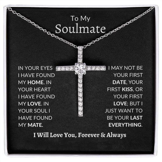 Soulmate | Found My Love | Cross Necklace