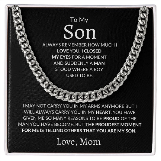 To My Son | I Closed MY Eyes For A Moment