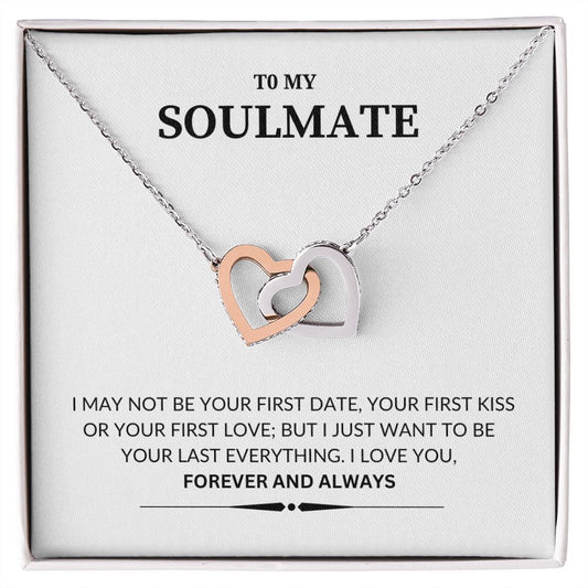 To My Soulmate | wife Necklace | Gift for Fiancee | Girlfriend Gift