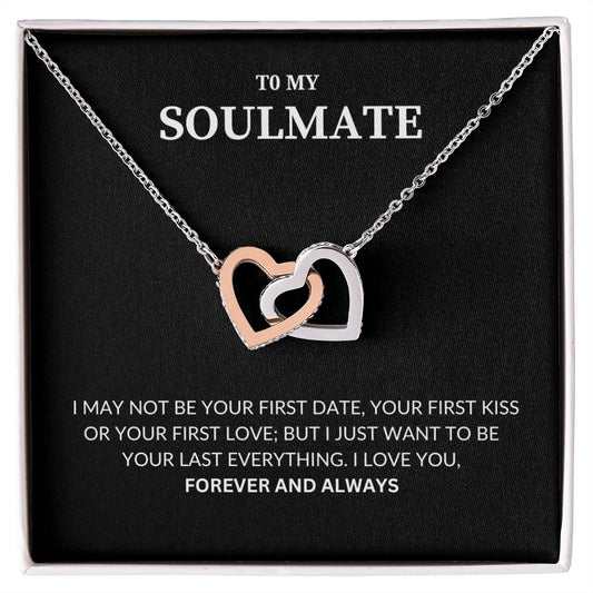 To My Soulmate | Wife Necklace | Gift For Fiancee | Girlfriend Gift