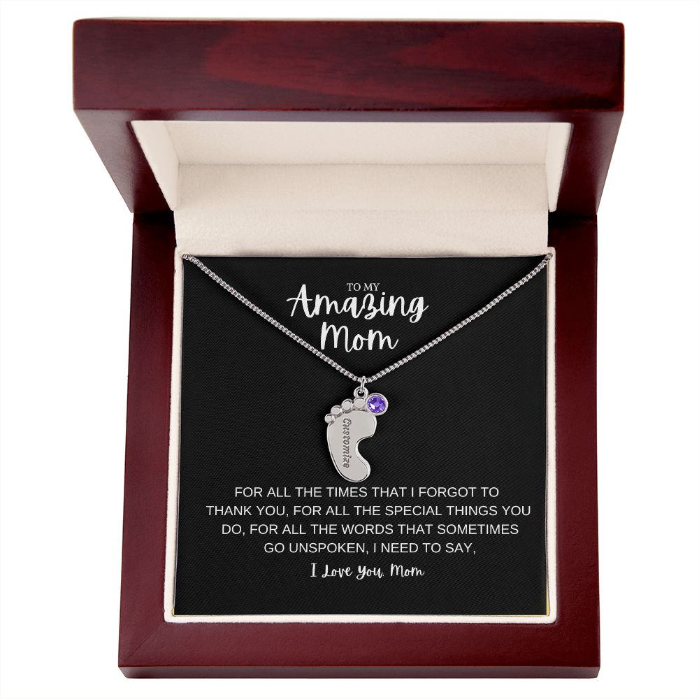 To My Amazing Mom | Customize Baby Feet