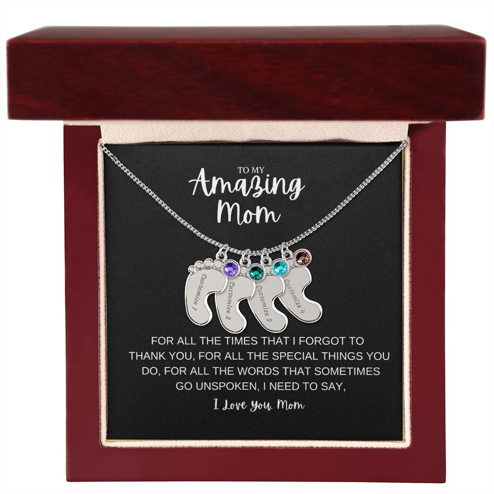 To My Amazing Mom | Customize Baby Feet