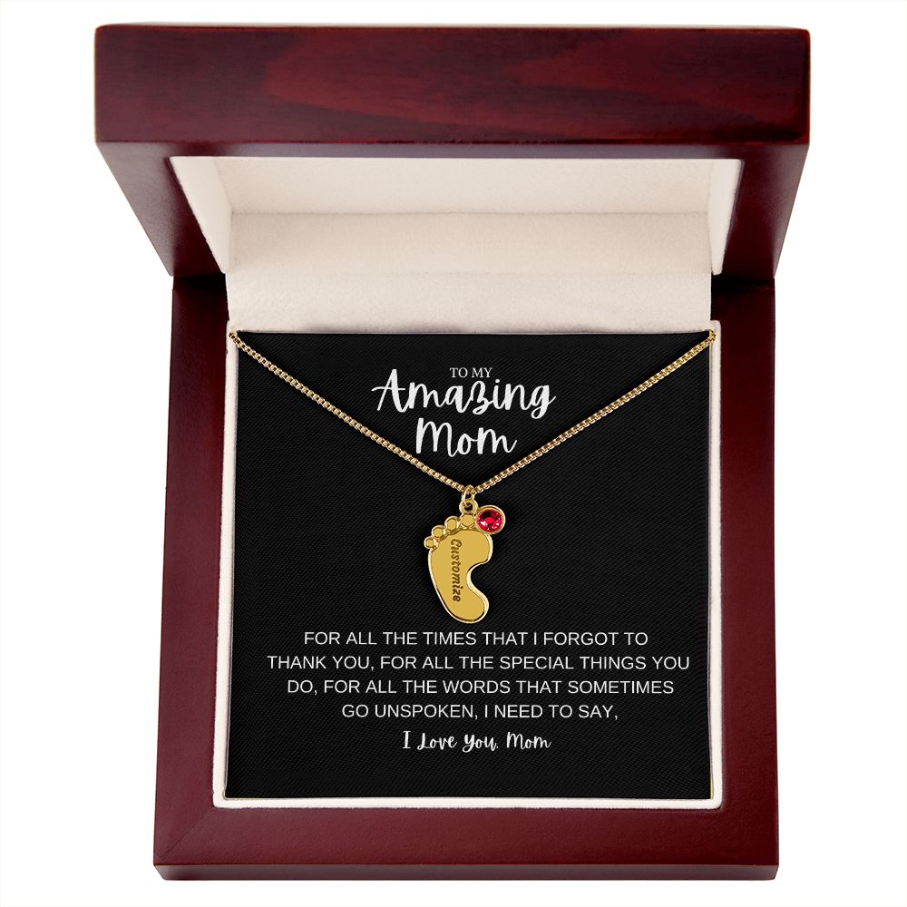 To My Amazing Mom | Customize Baby Feet