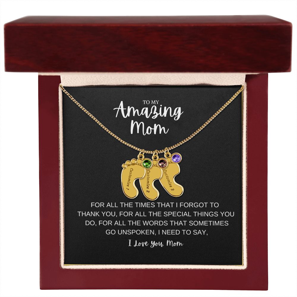 To My Amazing Mom | Customize Baby Feet