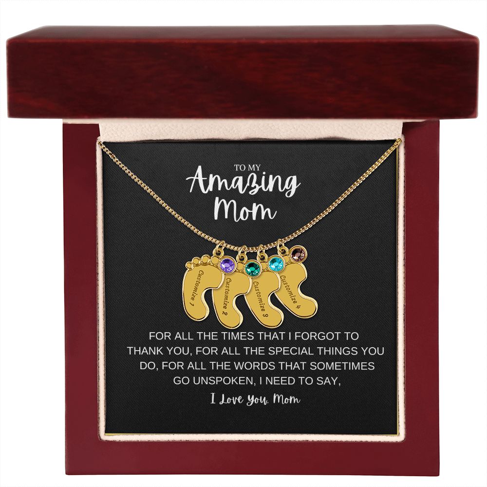 To My Amazing Mom | Customize Baby Feet