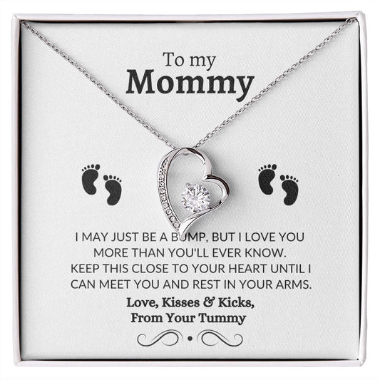 To My Mommy | Mom to Be Baby Feet | Baby Shower Gift | Pregnancy Gift | Pregnant Wife Gift | Soon to Be Mom
