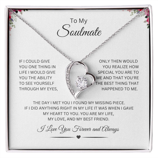 To My Soulmate | Forever Love Necklace
