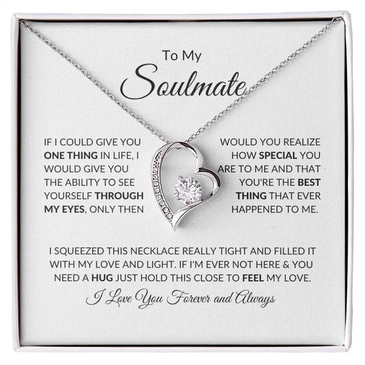 To My Beautiful Soulmate | How Special You Are To Me | Forever Love Necklace